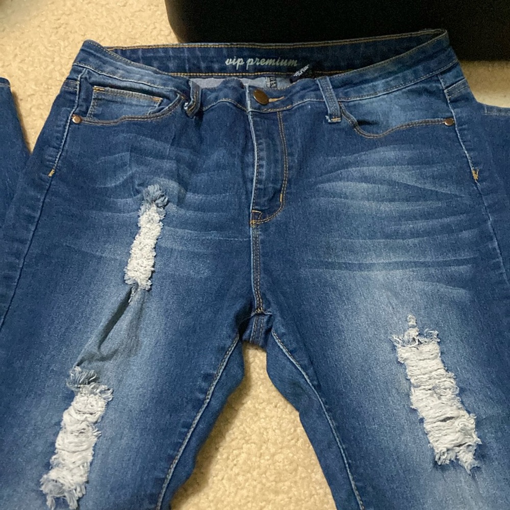 VIP Premium brand jeans. Ripped/Distressed. Size 17/18